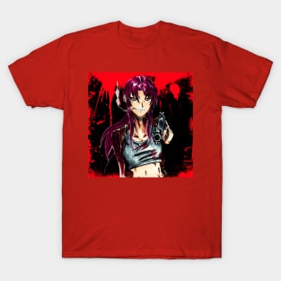 Revy the bounty hunter in black lagoon island T-Shirt